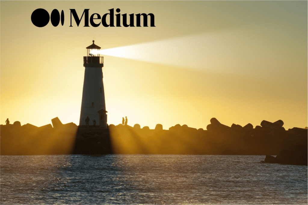 Beacon with Medium Logo