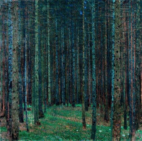 Gustav Klimt - Pine Forest