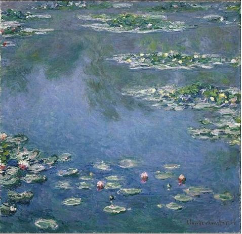 Water Lilies Chicago Museum