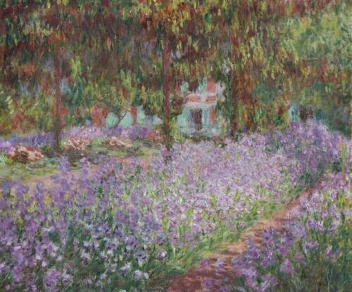 Irises in Monet's garden