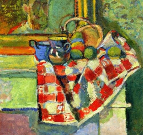 still-life-with-a-checked-tablecloth